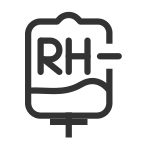 Blood Rh N SVG Icon